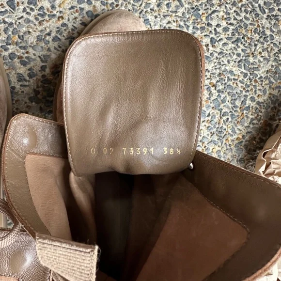 Gianvito Rossi Foster Camel Suede Ankle Boot 38.5 EU - Picture 8 of 13